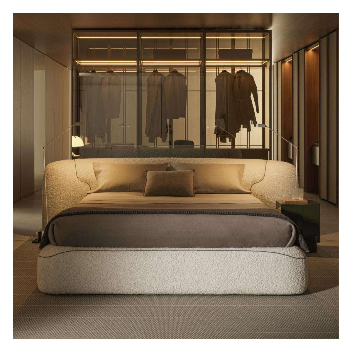 Boucle Cocoon Bed